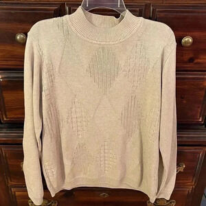 Women’s Size Large Alfred Dunner Sand Sweater